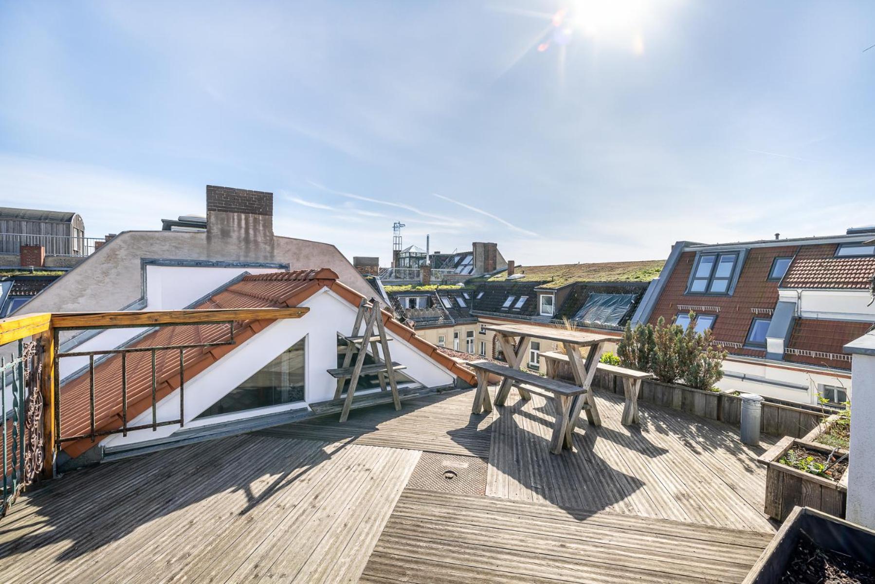 Top Floor Penthouse With Garden ベルリン エクステリア 写真